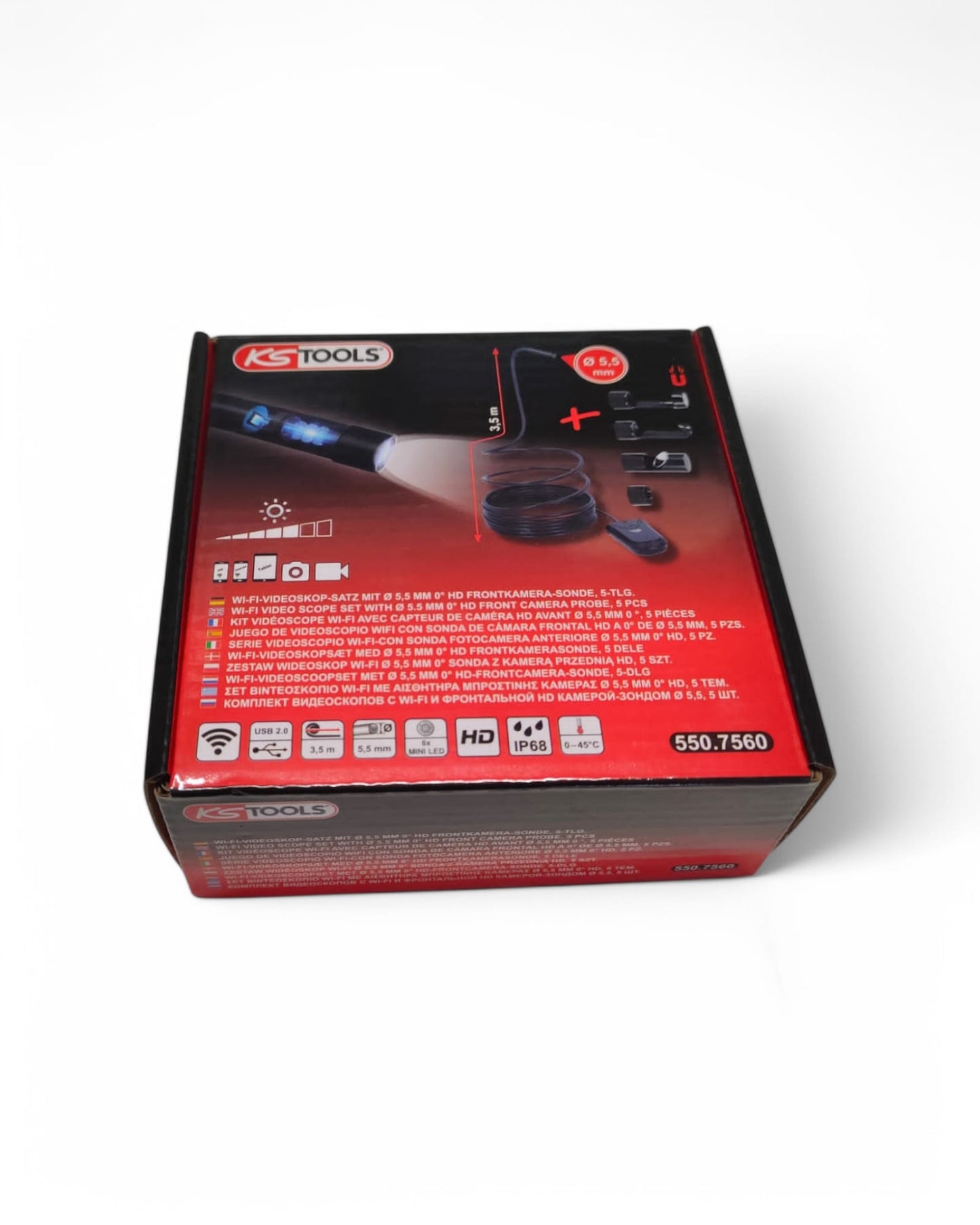 KS TOOLS SET DI VIDEOSCOPIO WI FI