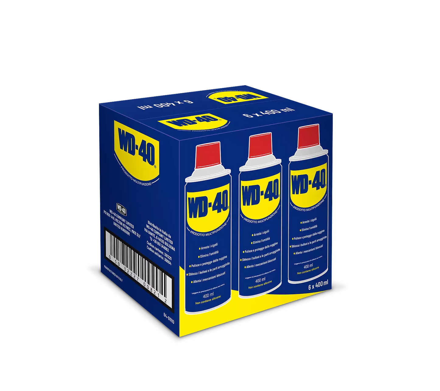Kit da 6 WD-40 Spray Multiuso 400ml – Tappo Standard